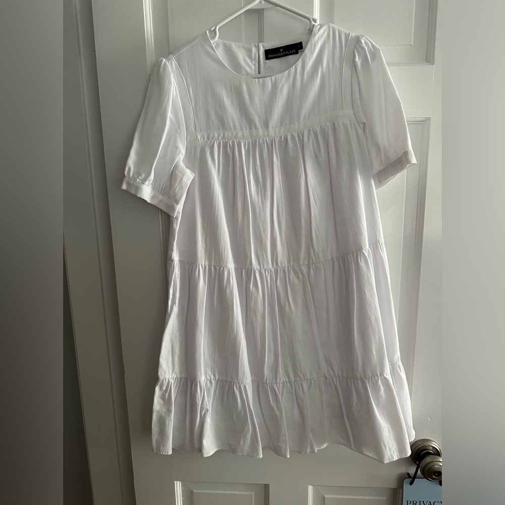 White Pomander Place dress